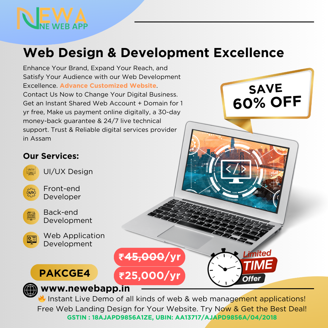 Gold And Grey Modern Web Development Excellence Instagram Post-1